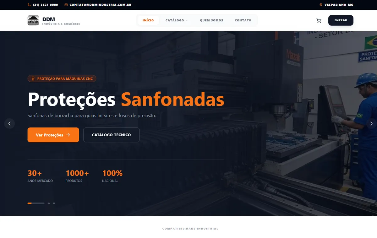 DDM E-commerce — Tela 1/1